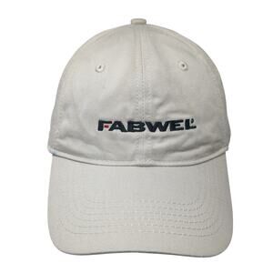 Fabwel Strapback Baseball Cap Beige OS Adjustable Embroidered Page & Tuttle